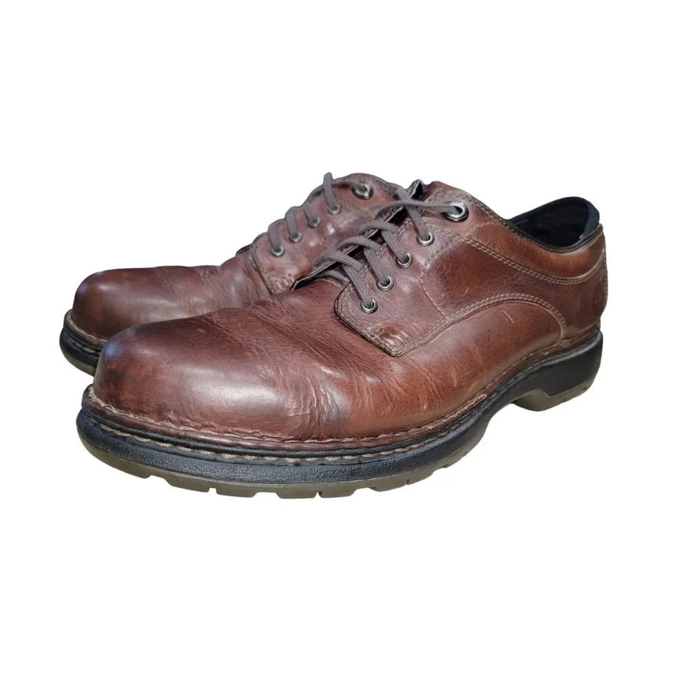 Timberland Men's Smart Comfort System Brown Leather‎ Oxford Shoes Sz 13